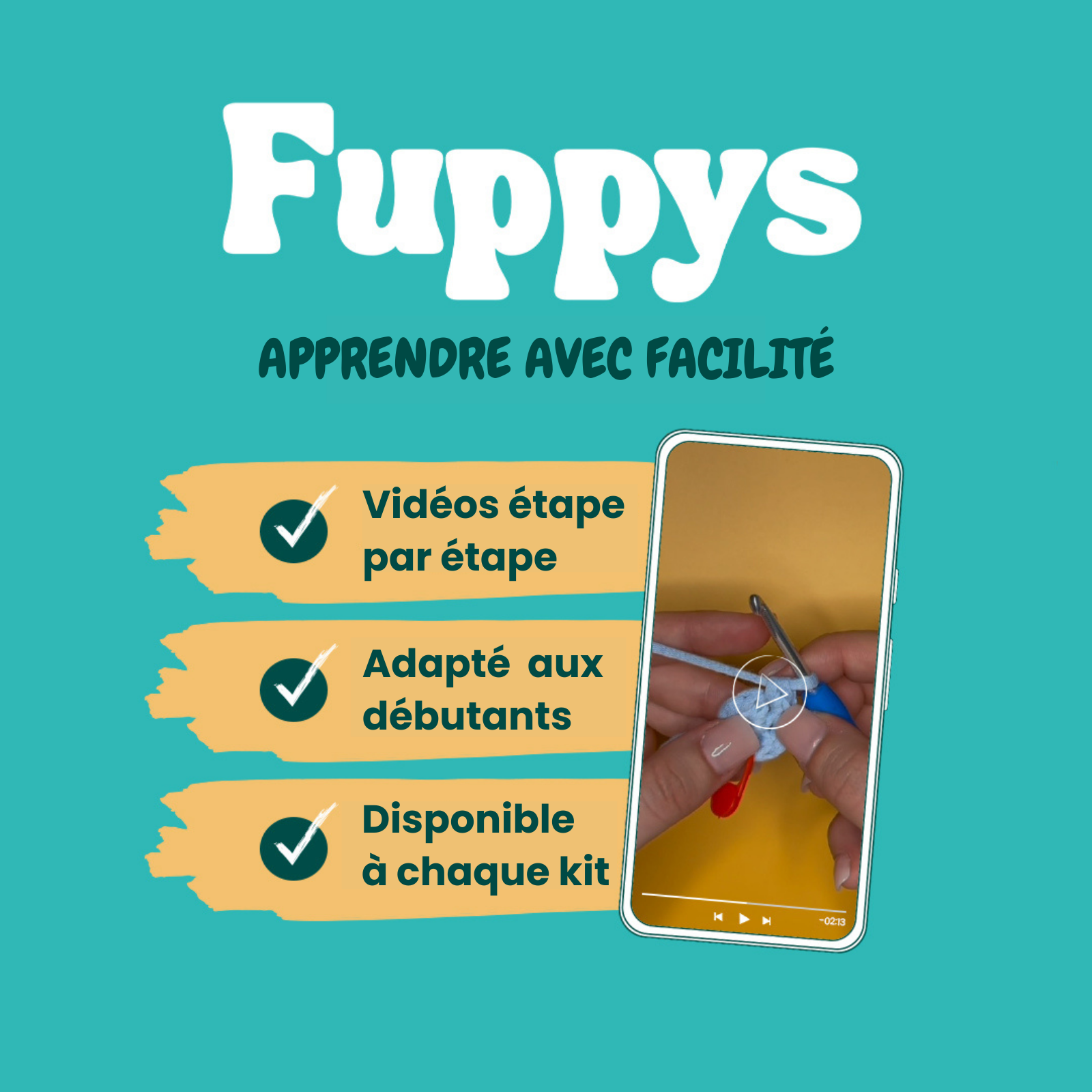 Fuppys Compagnon Crochet Kits