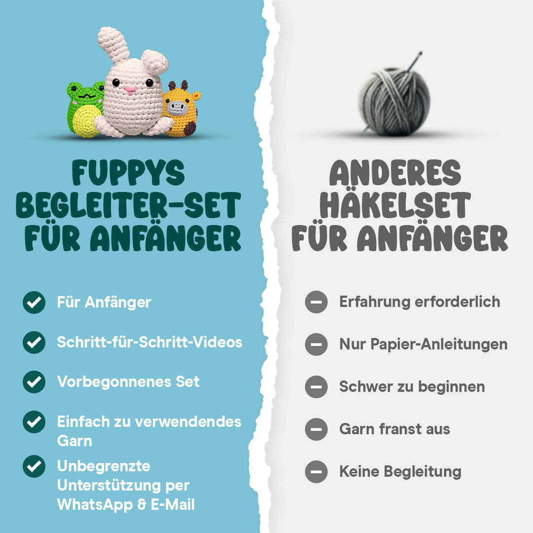 Fuppys Begleiter-Häkelset